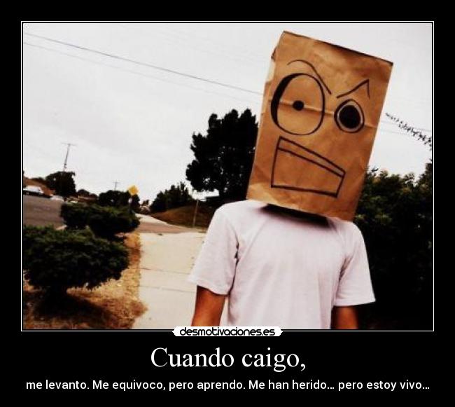 Cuando caigo, - 