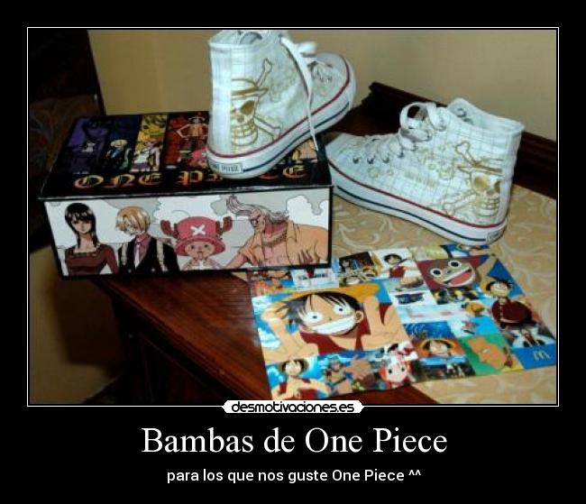 Bambas de One Piece - para los que nos guste One Piece ^^