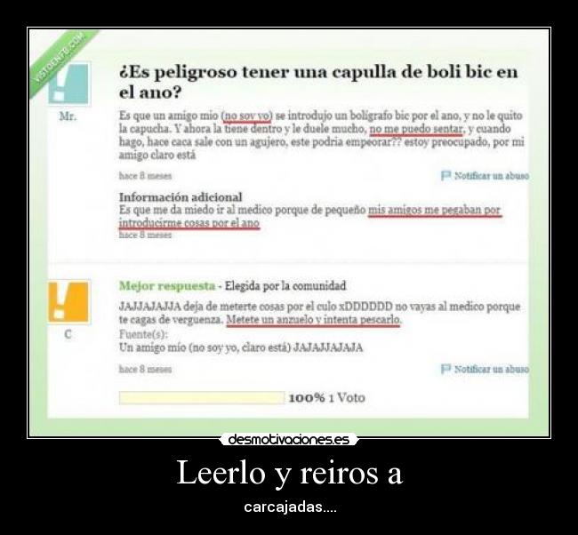 Leerlo y reiros a -