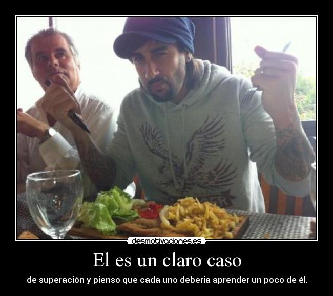 El es un claro caso - 