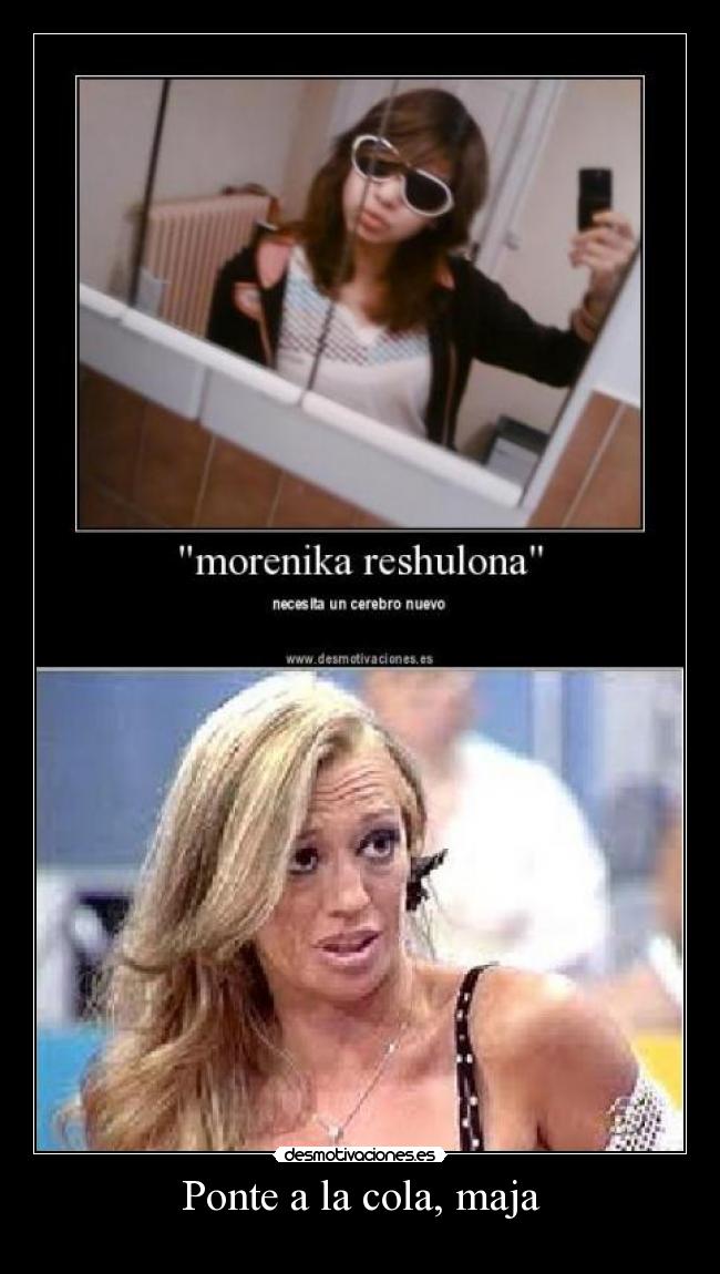Ponte a la cola, maja - 