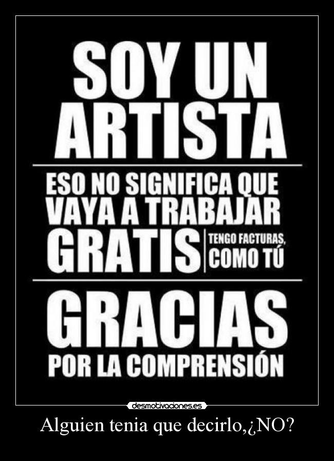 carteles artistas desmotivaciones