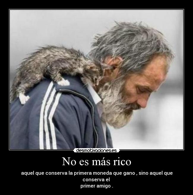 No es más rico -