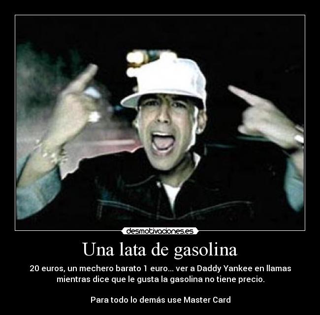 Una lata de gasolina - 