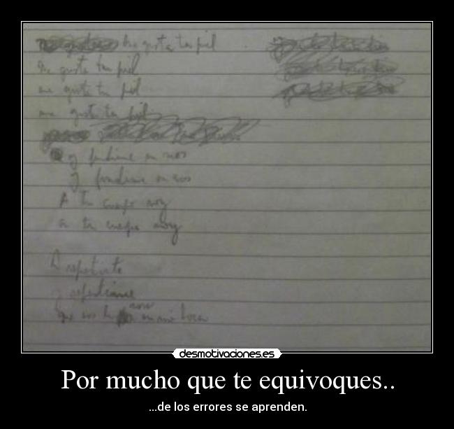 carteles errores desmotivaciones