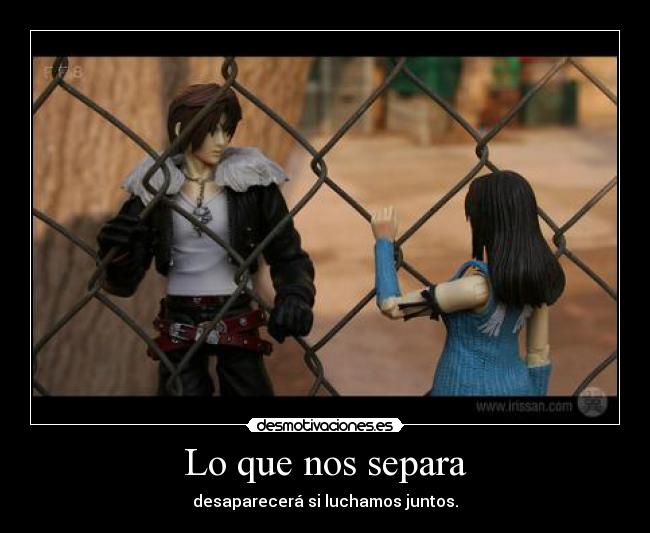 carteles rinoa squall amor obstaculos luchar las etiquetas realidad sirven para nada jajajaj desmotivaciones