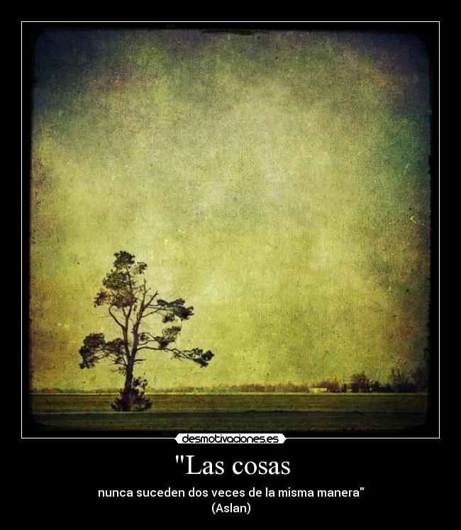 Las cosas - 