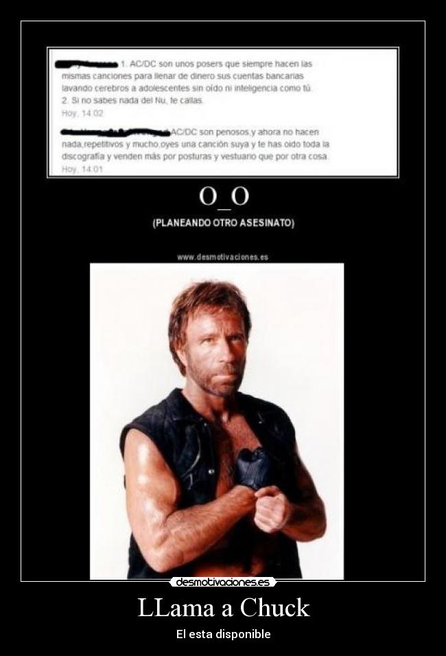 LLama a Chuck - El esta disponible
