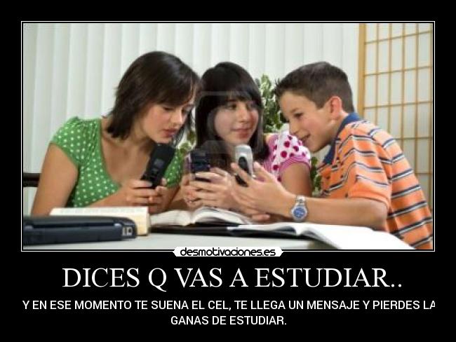 DICES Q VAS A ESTUDIAR.. -