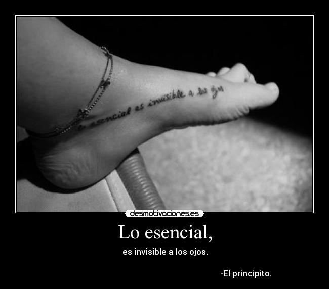 carteles principito esencial invisible los ojos desmotivaciones
