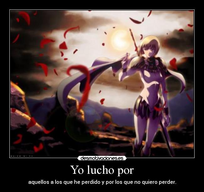 Yo lucho por -