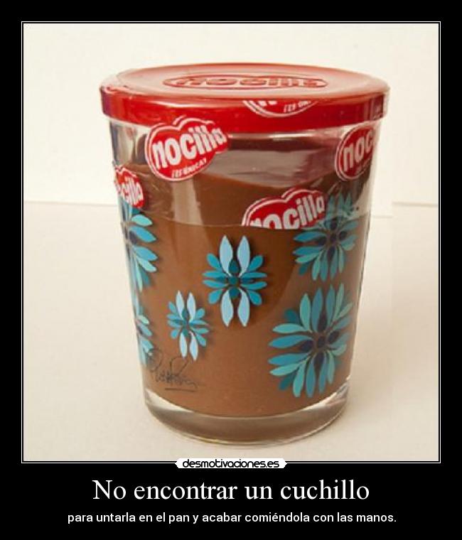 No encontrar un cuchillo -