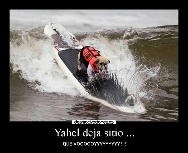 Yahel deja sitio ... - 