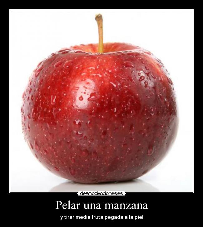Pelar una manzana - 