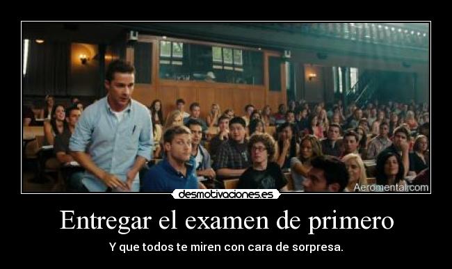 Entregar el examen de primero - 