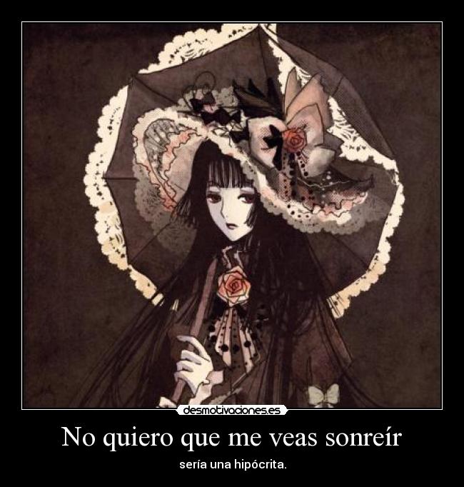 carteles hipocrita sonreir desmotivaciones