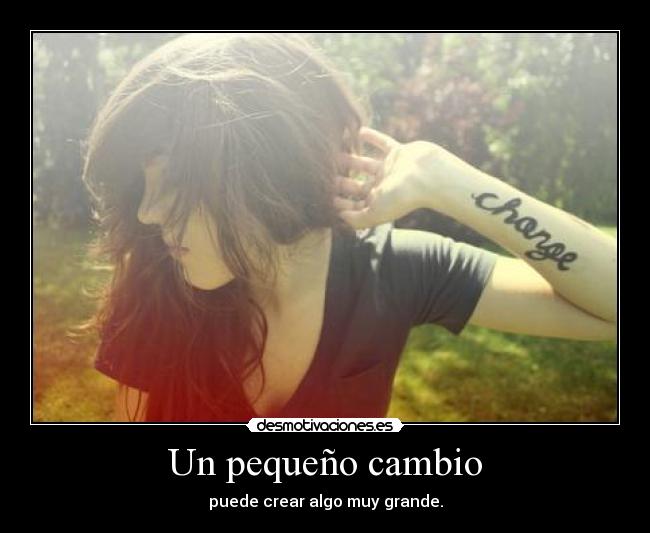 Un pequeño cambio - 