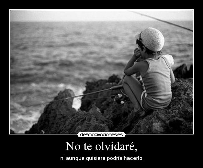 No te olvidaré, - 