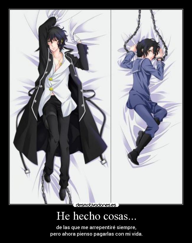 carteles pandora hearts gilbert nightray desmotivaciones