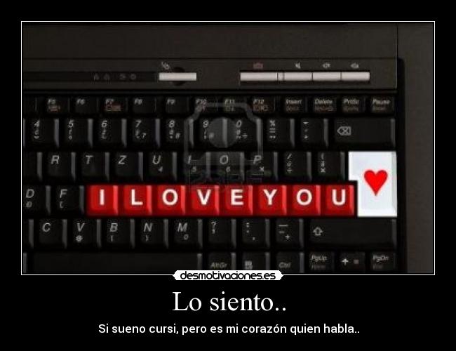 Lo siento.. - 