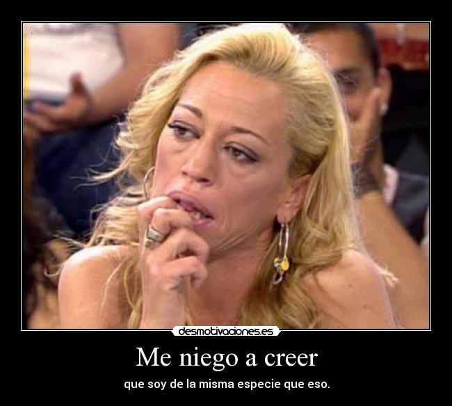 Me niego a creer - 