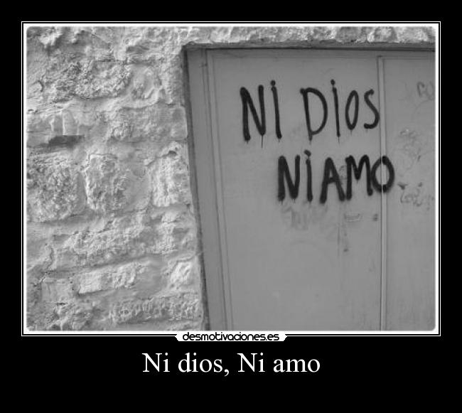 Ni dios, Ni amo -