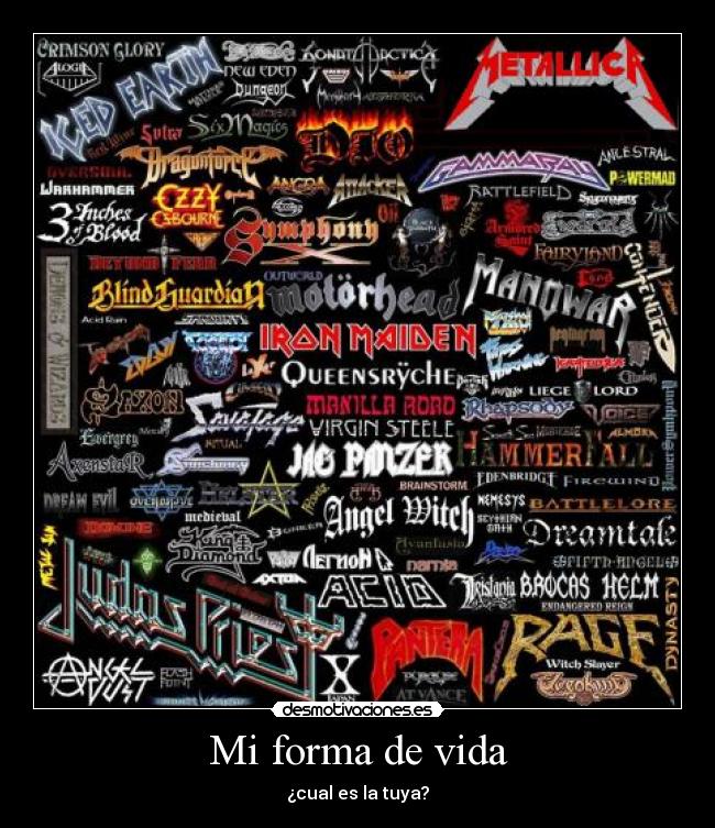 Mi forma de vida - ¿cual es la tuya?