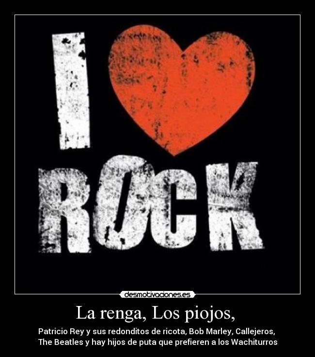 La renga, Los piojos, -