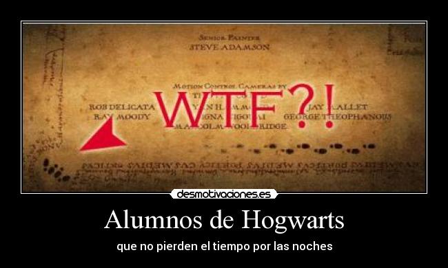 Alumnos de Hogwarts -