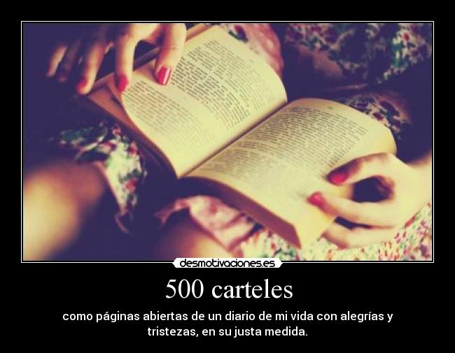 500 carteles -