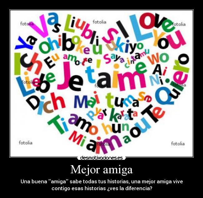 carteles mejor amiga desmotivaciones