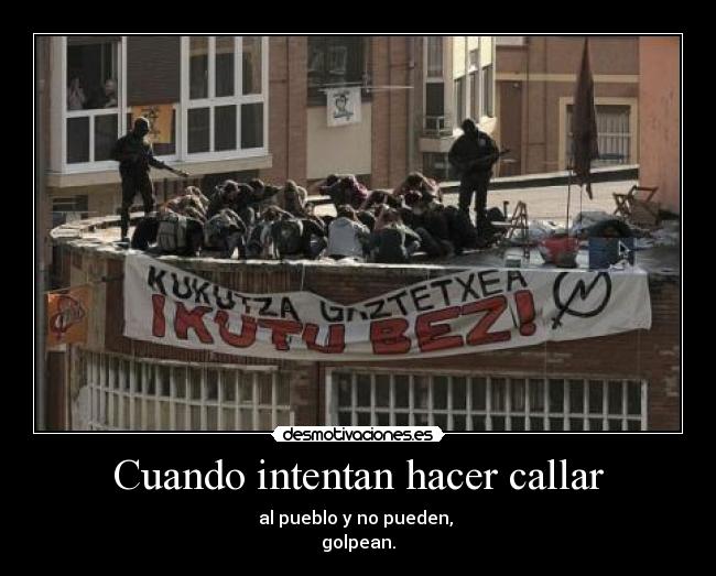 carteles kukutza bizirik desmotivaciones