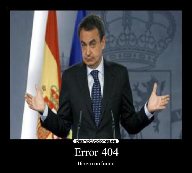Error 404 - Dinero no found