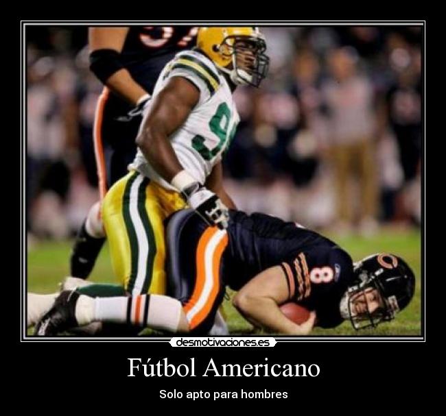 Fútbol Americano - Solo apto para hombres