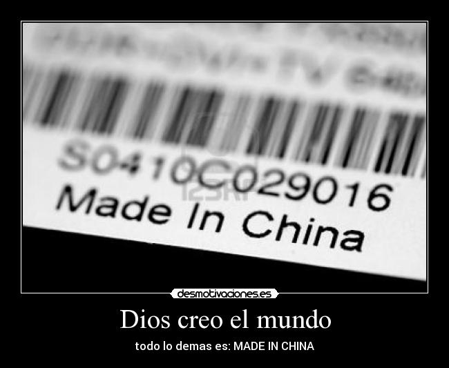 Dios creo el mundo -