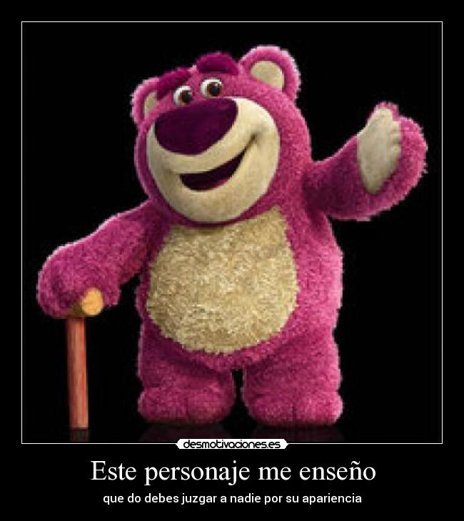 Este personaje me enseño - 