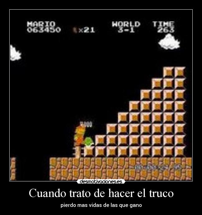 carteles mario desmotivaciones