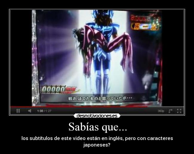 carteles japones anime saint seiya desmotivaciones