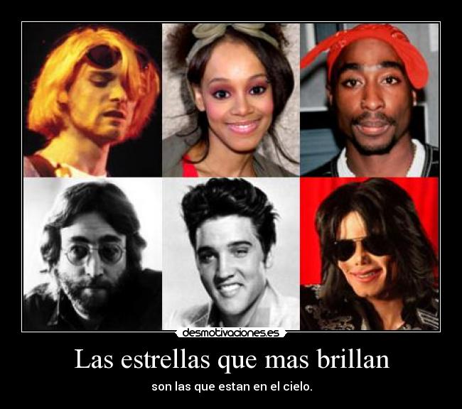 Las estrellas que mas brillan -