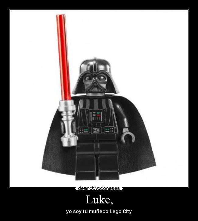 Luke, - yo soy tu muñeco Lego City