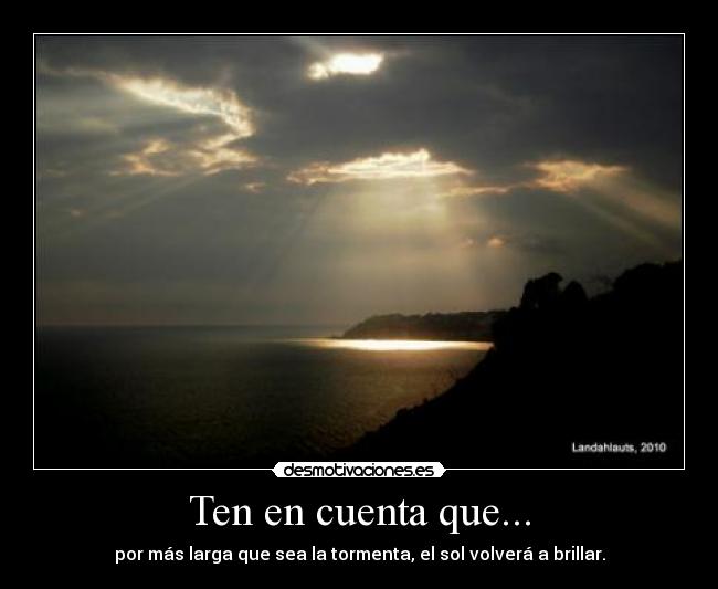 Ten en cuenta que... - 