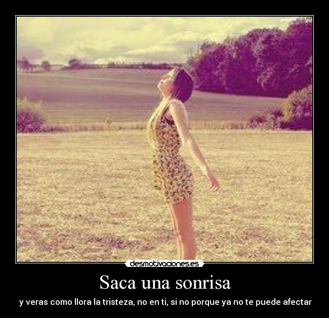 Saca una sonrisa -