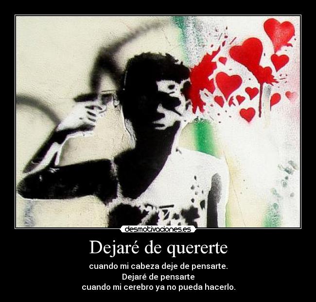 Dejaré de quererte -