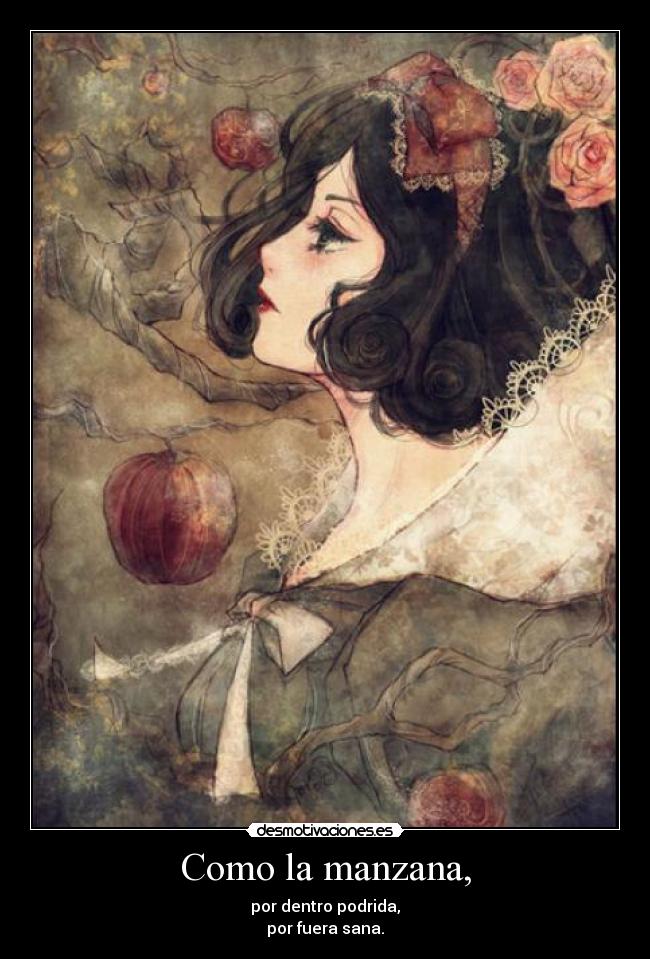 Como la manzana, -