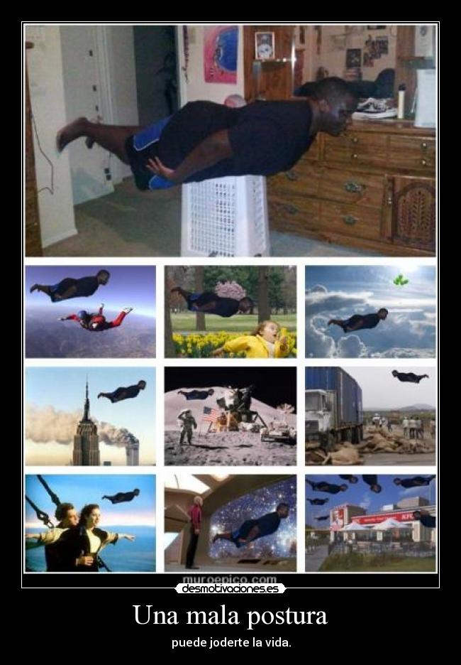 carteles mala-postura desmotivaciones
