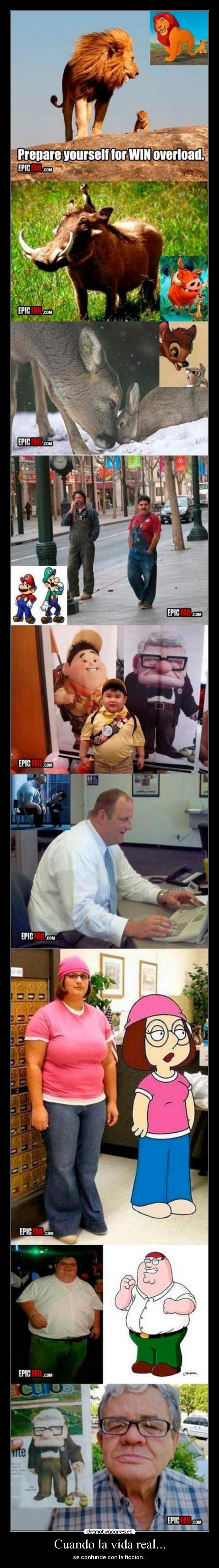 Cuando la vida real... -