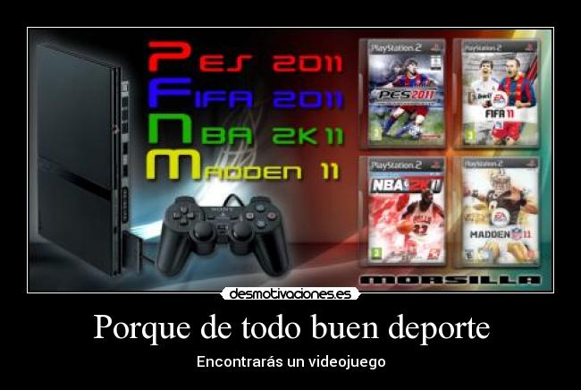 Porque de todo buen deporte - 