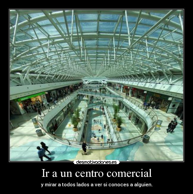 Ir a un centro comercial -