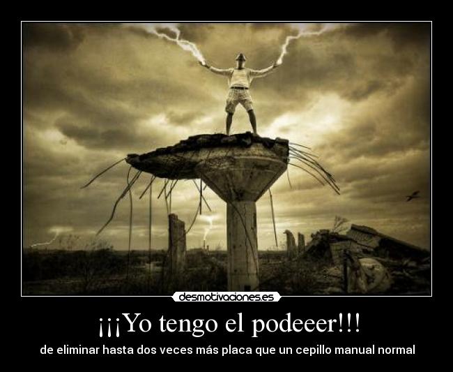 carteles anuncio oral revolution tengo poder desmotivaciones