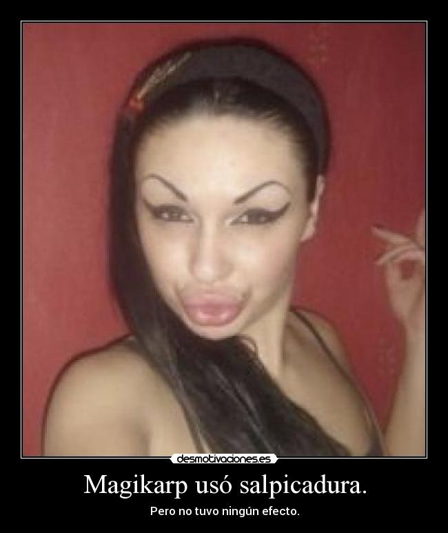 Magikarp usó salpicadura. -
